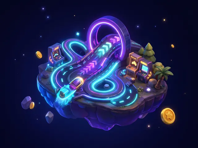 Minh hoạ 3D dòng game: Arcade