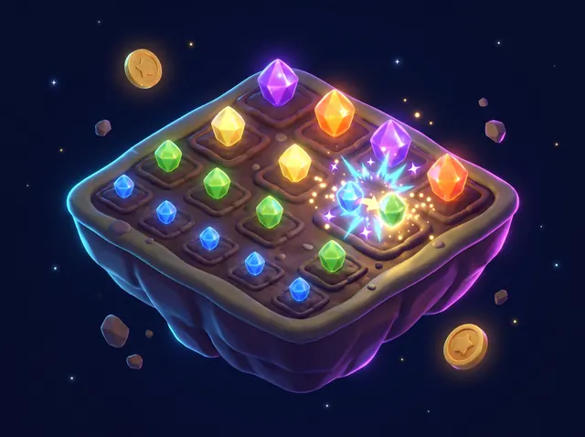 Minh hoạ 3D dòng game: Merge